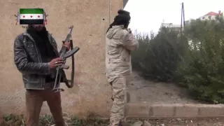 Бои за Шейх Мискин  боевик поймал пулю в живот, бравируя на камеру в Сирии полное видео