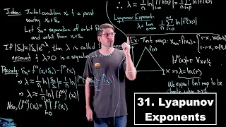 Lyapunov Exponents - Dynamical Systems | Lecture 31