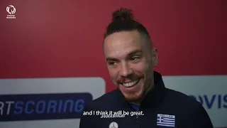 Eleftherios PETROUNIAS (GRE) - Interview after podium training