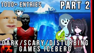 The BIGGEST Dark/Scary/Disturbing Games Iceberg (Part 2)
