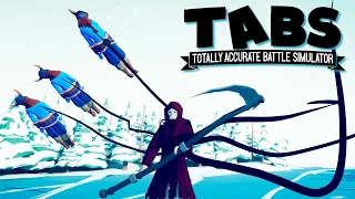 ЕГО НЕ ОСТАНОВИТЬ! Настоящий СЛЕНДЕРМЕН С КОСОЙ в Игре Totally Accurate Battle Simulator TABS/ТАБС