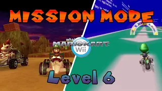 MISSION MODE Level 6 in MARIO KART WII | Variety Pack 2.0