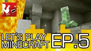 Let's Play Minecraft - Episode 5 - The Hunt for Diamonds | Rooster Teeth