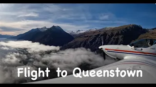 Flying an Ultralight "Dynamic WT9"  to Queenstown, New Zealand.