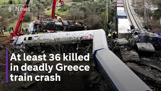 Greece train crash: At least 36 killed in head-on collision