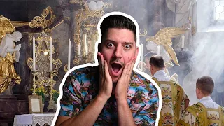 Protestant REACTS to First Catholic Mass! (Cameron Bertuzzi)