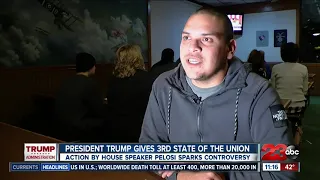 Local residents react to President Donald Trump's State of the Union address