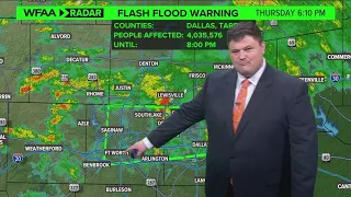 DFW Weather: Latest on flash flood warnings, rain timeline