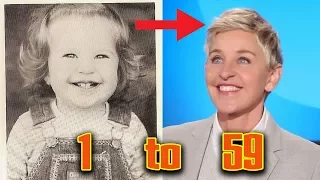 Ellen DeGeneres from 1 to 59 Years old | Journey from Childhood to Comedian Host Actress