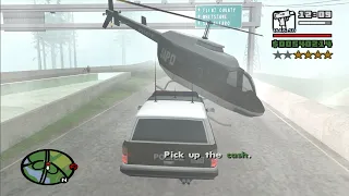 Big Smoke's Cash [Monday and Friday] - Courier mission 1 with a 4 Star Wanted Level -GTA San Andreas