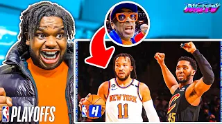 Knicks Fan Reacts To Knicks Eliminate Cavaliers | FULL GAME 5 HIGHLIGHTS | April 26, 2023 #knicks