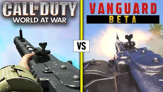 Call of Duty World at War vs VANGUARD (BETA)  — Weapons Comparison