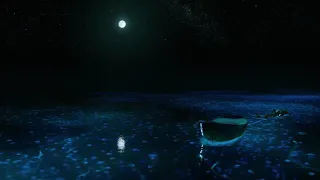 「Life of Pi」Ambient　ASMR　Floating in the sea at night　Wave sound　癒やし　ライフ・オブ・パイ