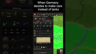 Hoi4 When Germany decides to make cars instead of tanks