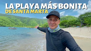 UNA DE LAS PLAYAS MÁS BONITAS DE SANTA MARTA COLOMBIA 🇨🇴 tienes que visitarla!!!