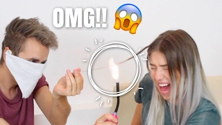 Ich BRENNE Bibis Haare ab ... 😳😱 | Julienco