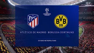 Atletico Madrid vs Borussia Dortmund - UEFA Champions League Quarter-Final 2024 Full Match - FC 24