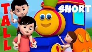 Opposites Song | Nursery Rhymes | Kids Songs | Baby Rhymes | Kids Tv Bob The Train Cartoons