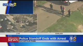 Woman In Custody After Reported Shootout With Police, Hours-Long Standoff At MacArthur Park