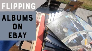 Flipping Albums on EBay- Yard Sale Finds #yardsale #garagesale #ebay