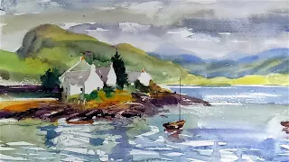 Andrew Wyeth's method of loose watercolour painting | DEMO 7