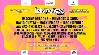 Lollapalooza Berlin 2023 I LineUp