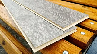 A great idea from the remnants of laminate flooring!!!