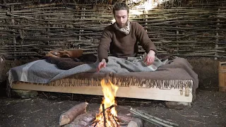 Making a Medieval Bed for the Anglo-Saxon House with Hand Tools | Early Medieval Carpentry