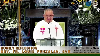 Homily Reflection of Rev. Fr. Louie Punzalan, SVD