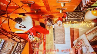 ASMR Vintage Steampunk | Clock ⏰ Tower🗼Collage |Fireplace Sounds |✨