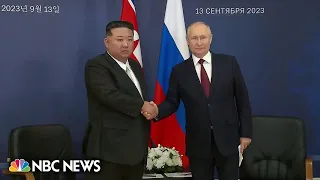 Putin and Kim Jong Un meet in Russia