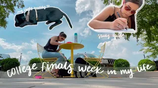 FINALS WEEK VLOG | college finals week in my life, productivity & studying!