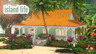 island life  The Sims 4 CC speed build