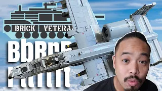 Brick Veteran | A-10c | Custom LEGO Military Fighter Jet