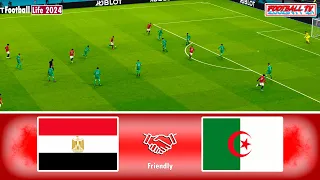 FL 24 - EGYPT vs ALGERIA - INTERNATIONAL FRIENDLY 2023 | FOOTBALL LIFE 2023 FULL MATCH | GAMEPLAY PC