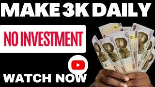 NEW UPDATE 🤑🤑 Make 3k Daily On This Platform Doing Simple Task [How To Make Money Online In Nigeria]