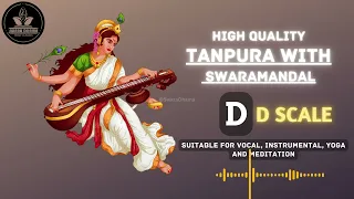 High Quality D Major Scale Tanpura With Swara Mandal