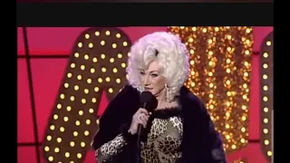 Paul O-Grady as lily savage at the comedy club.