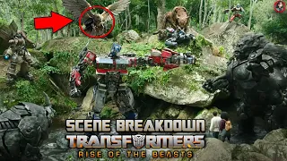 Autobots Vs Maximals Scene Transformers Rise Of The Beasts Clip Breakdown and Easter Eggs