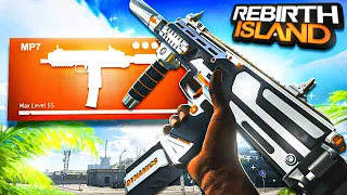 the BEST MP7 CLASS SETUP RETURNS on Rebirth Island Warzone!