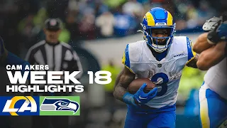 Highlights: Rams RB Cam Akers' Best Plays From His 128-Yard Game vs. Seattle In Week 18