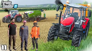 BIG CHANGE! WE HAVE REAL HELPERS! | Attingham Park | Farming Simulator 22 - Episode 11