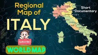 Regions of Italy, Political Map of Italy, Italian Map, Easy to Learn Italian Regions, Italy Map