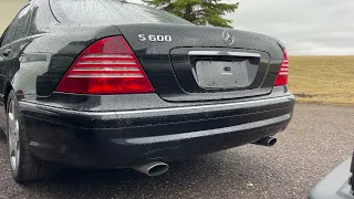 2003 Mercedes S600 Cold Start