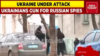 Ukraine Under Attack: Ukrainians Gun For Russian Spies, Frisking Of Residents On Streets | Exclusive