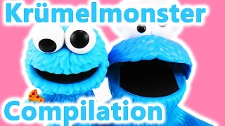 Krümelmonster Kekseee | Play Doh Krümelmonster & Mini-Krümelmonster | Compilation | Deutsch