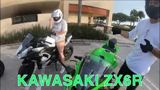 First time riding a Zx6r