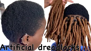 Short hair Transformation | Artificial dreadlocks #protectivestyles @JANEILHAIRCOLLECTION