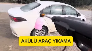 Şarjlı Akülü Araç Yıkama Kraft Hart