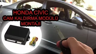 Honda Civic Cam Kaldırma Modülü Montajı ( How to install 8th gen Honda Civic Window Closer Module )